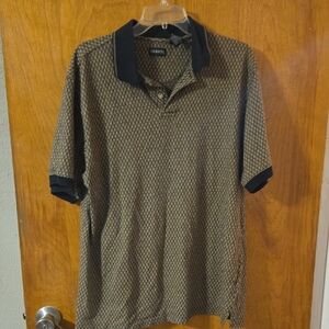 George Men's Black and Tan Polo Shirt XL: A